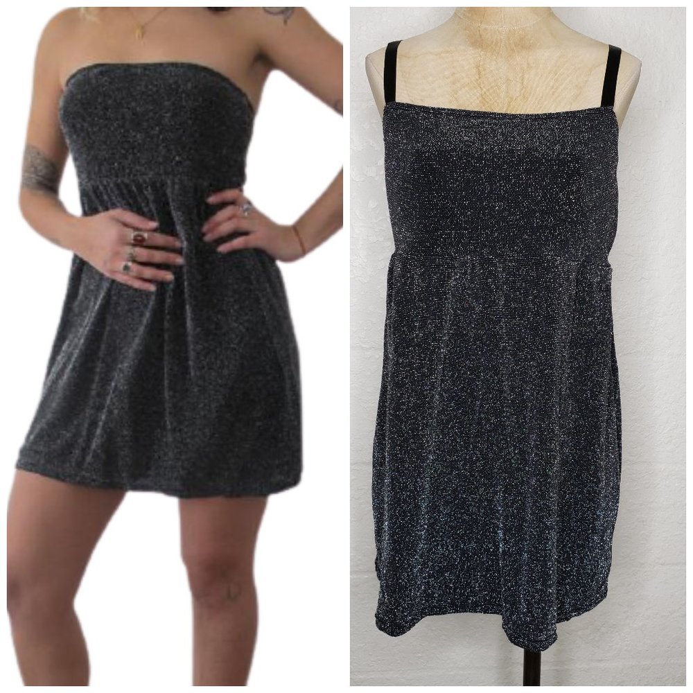 Vntg Victoria Secret & Sun Streak Up Cycle Swim Dress